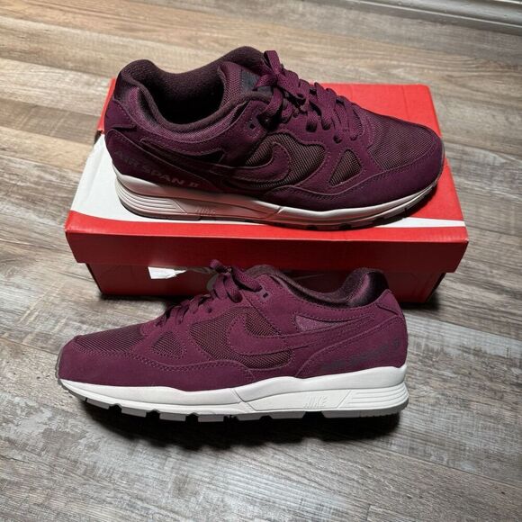 Nike Other - Nike Air Span II Premium Men's Bordeaux Running Sneakers Shoes Size 8.5